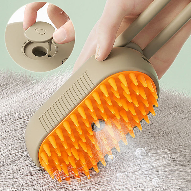 Pecatty-Cat Steam Brush Steamy Dog Brush 3 In 1 Electric Spray Cat Hair Brushes For Massage Pet Grooming Comb Hair Removal Combs Pet Products